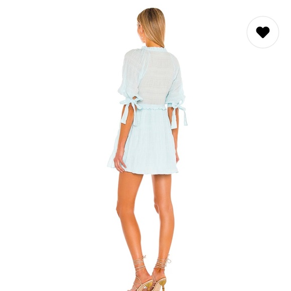 New Lovers + Friends Finnegan Dress in Sky Blue size XXS - Picture 3 of 7